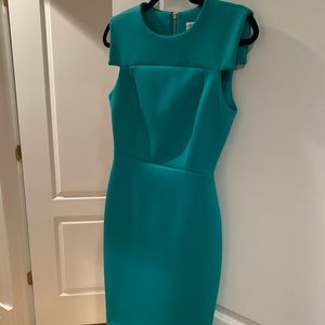 Turquoise blue Calvin Klein Dress